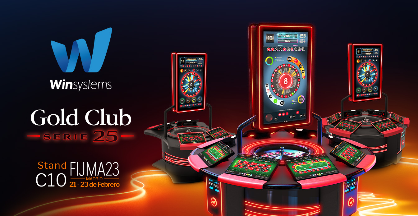 Win Systems extends the exclusive series 25 to its entire range of Gold Club  electronic roulettes - Win Systems English